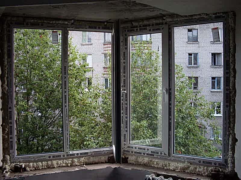 Откосы для эркерных окон ДО