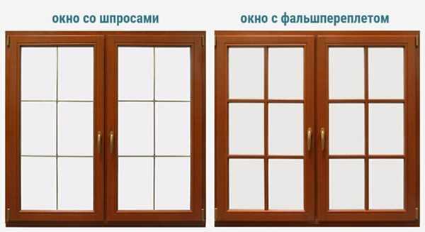 Окна со шпросами