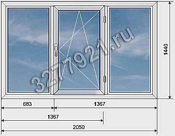 Пластиковые окна 600-11 серия
